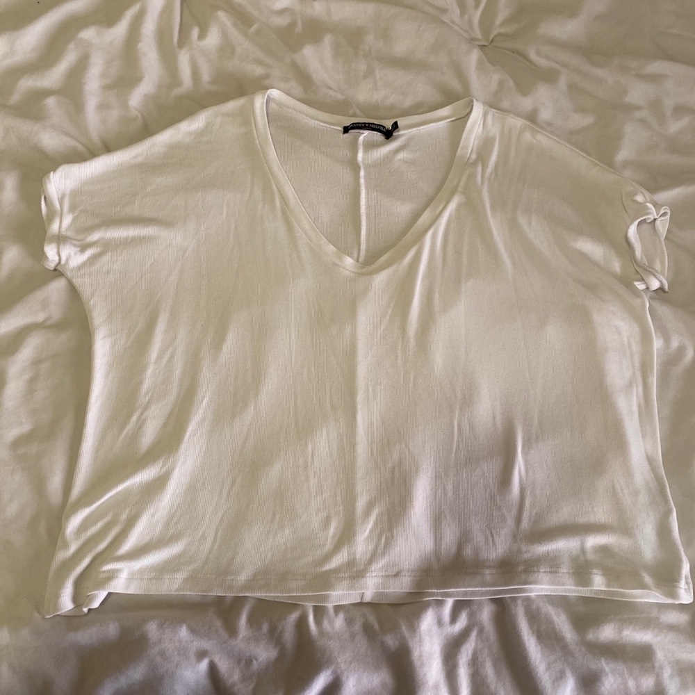 Brandy Melville Oversized White Tee